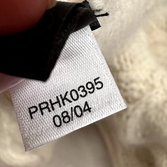 Vintage Medium Angora Lambswool Fisherman Sweater Turtleneck Cable Knit Chunky - Picture 9 of 10